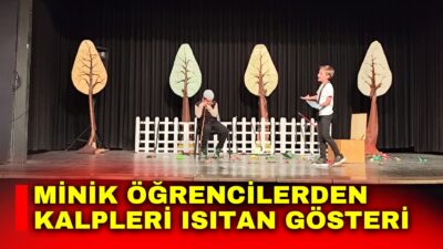 Hoca Ahmet Yesevi İlkokulu öğrencileri, yıl sonu etkinlikleri kapsamında hazırladıkları