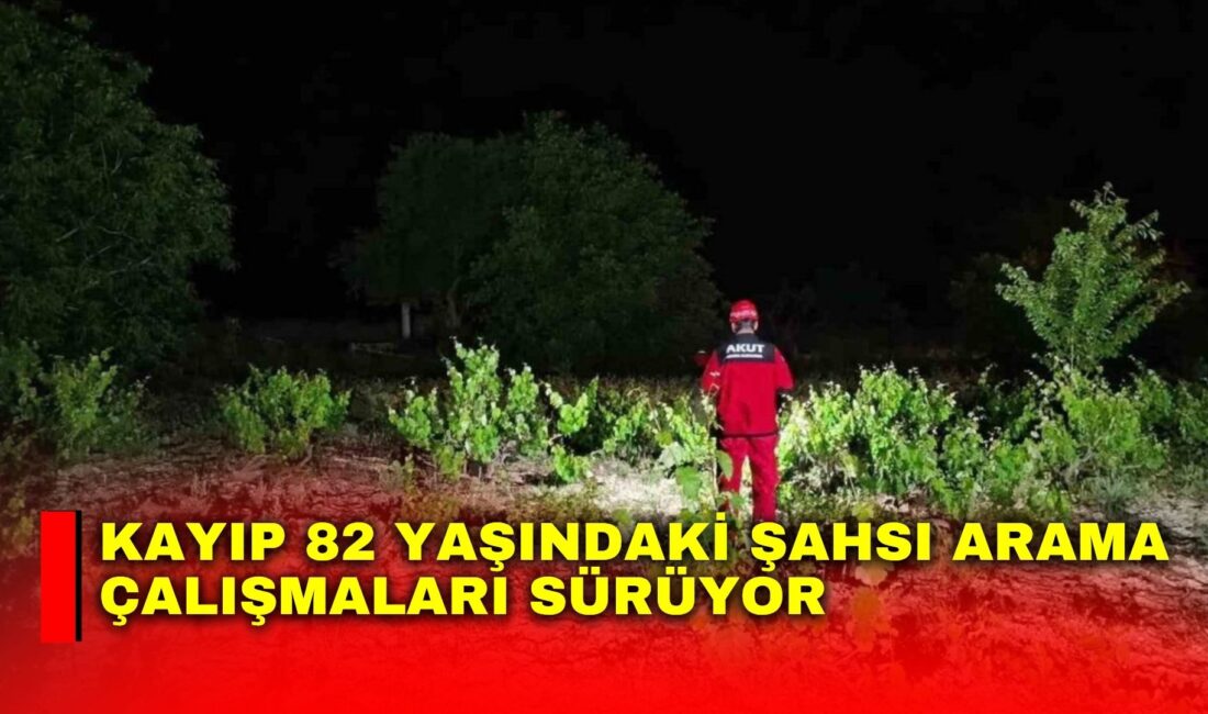 Afyonkarahisar’da kayıp 82 yaşındaki vatandaşın bulunması için arama çalışması başlatıldı.
