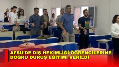 Afyonkarahisar Sağlık Bilimleri Üniversitesi (AFSÜ) Diş Hekimliği Fakültesi’nde, “Klinikte Ağrısız