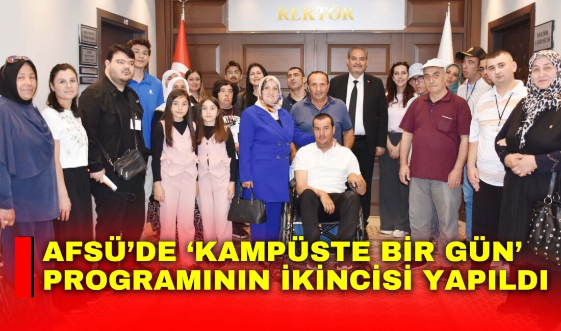 Afyonkarahisar’da yaşayan ve üniversiteye gitme imkânı bulamayan ağır engelli özel