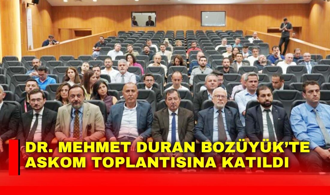 Afyonkarahisar İl Sağlık Müdür Vekili Op. Dr. Mehmet Duran, Bilecik