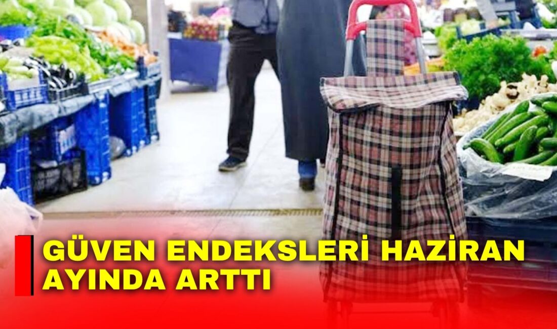 Haziran ayında güven endeksi; hizmet sektöründe yüzde 1,4, perakende ticaret