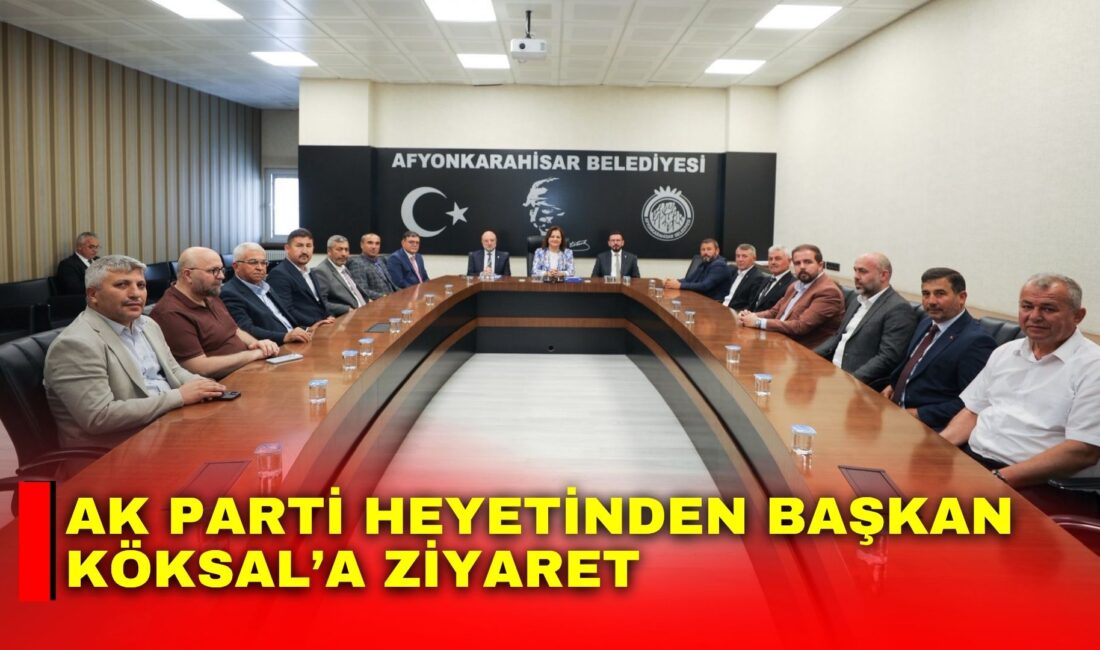 Afyonkarahisar Belediye Başkanı Burcu Köksal, AK Parti Afyonkarahisar İl Başkanı
