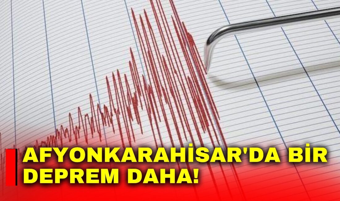 Afyonkarahisar'ın Çay ilçesinde bugün öğle saatlerinde 3.0 büyüklüğünde bir deprem