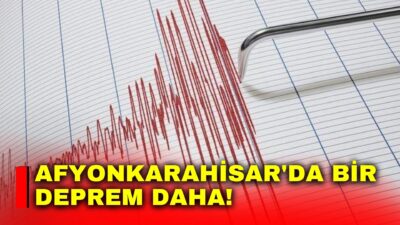 Afyonkarahisar'ın Çay ilçesinde bugün öğle saatlerinde 3.0 büyüklüğünde bir deprem