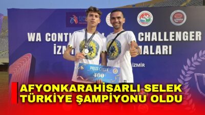İzmir’de düzenlenen Türkiye Şampiyonası ve Balkan Milli Takım Seçmeleri’nde Afyonkarahisar’ı