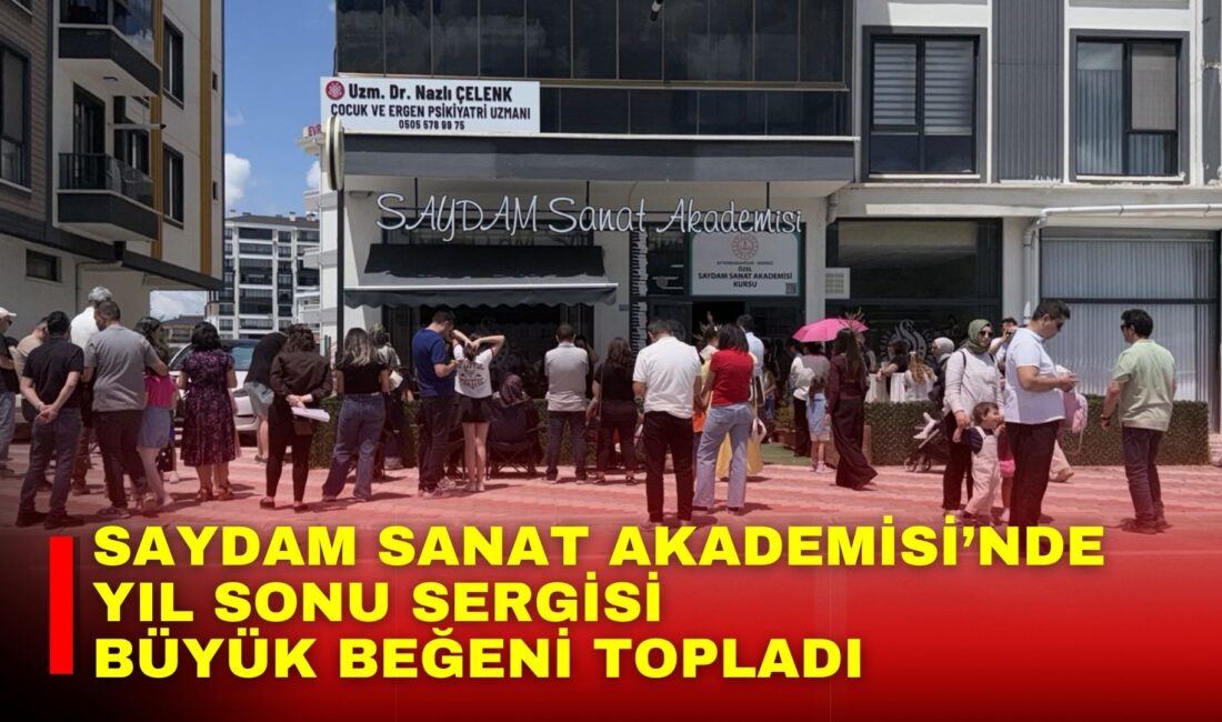 Saydam Sanat Akademisi’nde eğitim alan öğrencilerin yıl boyunca hazırladığı çalışmalar,