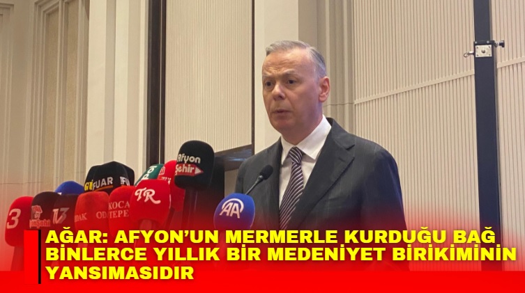 Afyonkarahisar’daki Blok Mermer Fuarı’nın açılışında konuşan Ticaret Bakan Yardımcısı Ö.