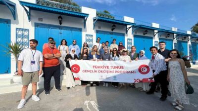 ‘Türkiye-Tunus Uluslararası Gençlik Değişimi Programı’ çerçevesinde Afyonkarahisarlı 3 genç Tunus’a
