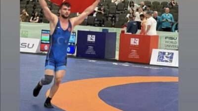 Zonguldak’ın Alaplı ilçesine bağlı Çatak Köyü’nden milli sporcu Alperen Atar,