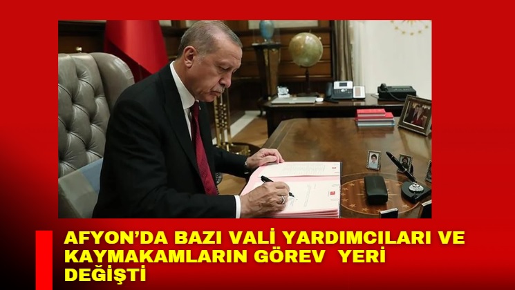 Cumhurbaşkanı Erdoğan’ın imzasıyla yayımlanan Vali Yardımcısı ve Kaymakam kararnamene göre