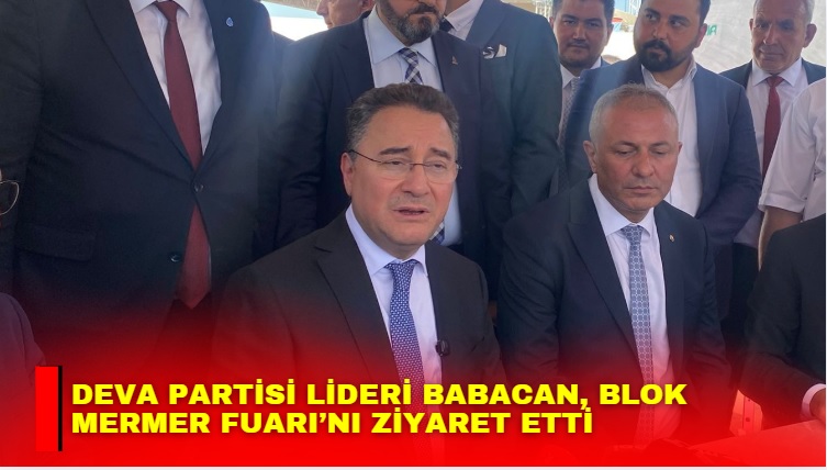 DEVA Partisi Genel Başkanı Ali Babacan, Afyonkarahisar’da düzenlenen 2. Uluslararası