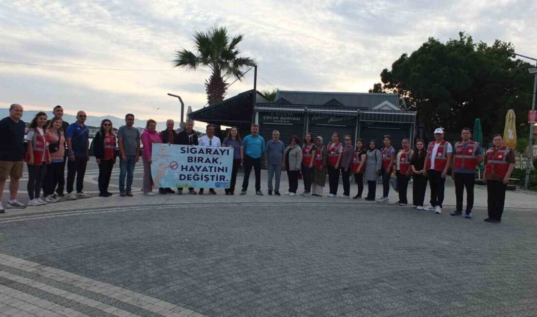 Burhaniye ilçesinde, İlçe Sağlık Müdürlüğü öncülüğünde, İskele Mahallesi’nde Alibaba istikametinde