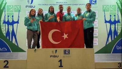 Bartın Üniversitesi (BARÜ) Spor Bilimleri Fakültesi öğrencisi Bükrenaz Sert, FISU
