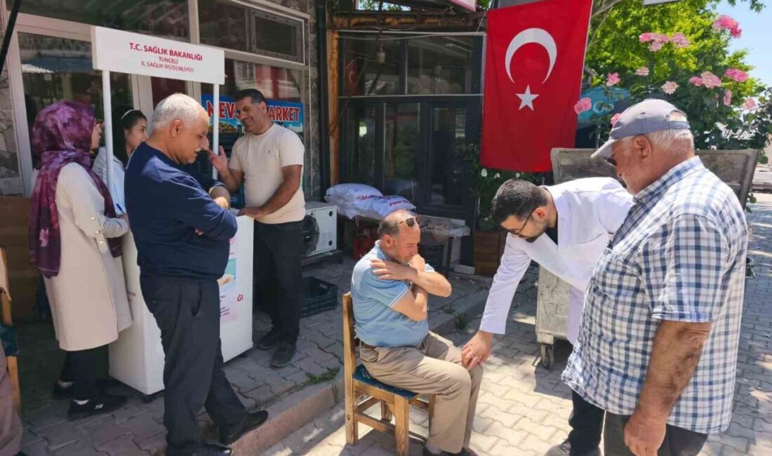 Tunceli’nin Çemişgezek ilçesinde “Hareket Yaşını Öğren, Sağlıklı Yaşa” etkinliği çerçevesinde
