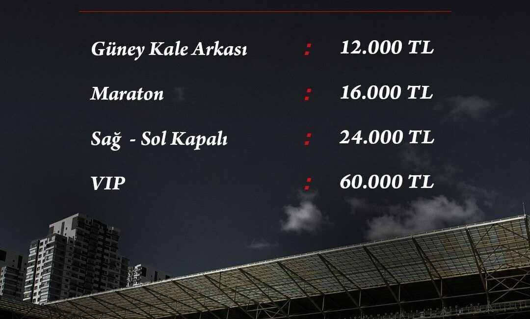 2026-2027 sezonunda Ankara’yı Süper Lig’de temsil edecek olan Gençlerbirliği’nde kombine