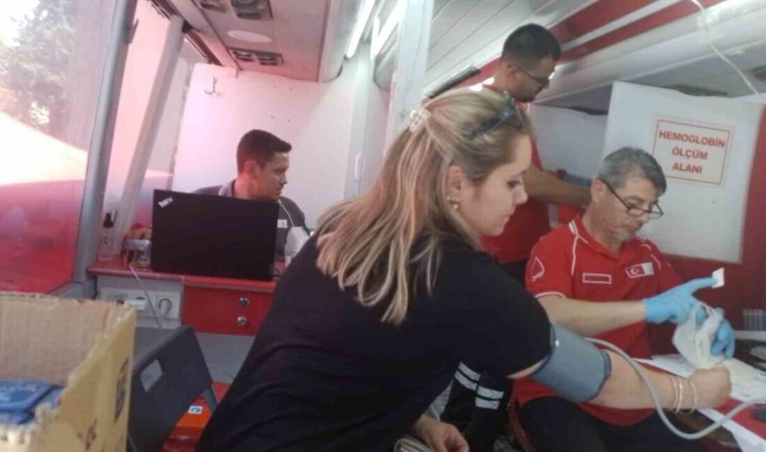 Manisa Türk Kızılay Kan Merkezi ile Sarıgöl Kızılay Şubesi’nin ortaklaşa