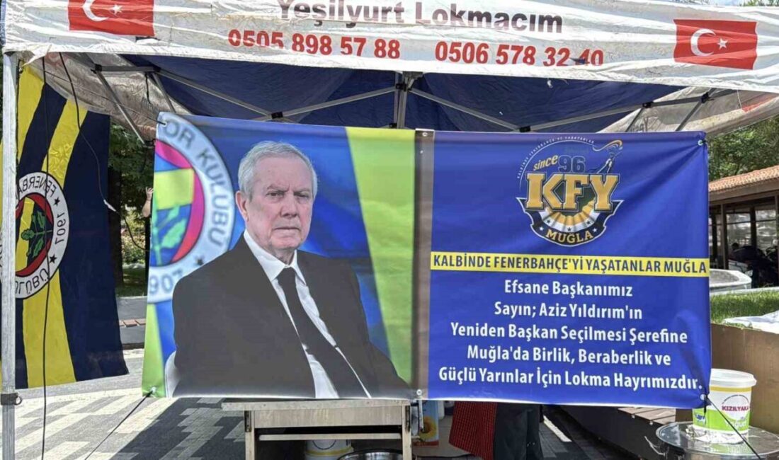 Muğla’da Fenerbahçe taraftar grubu Kalbinde Fenerbahçe’yi Yaşatanlar (KFY) tarafından başkan
