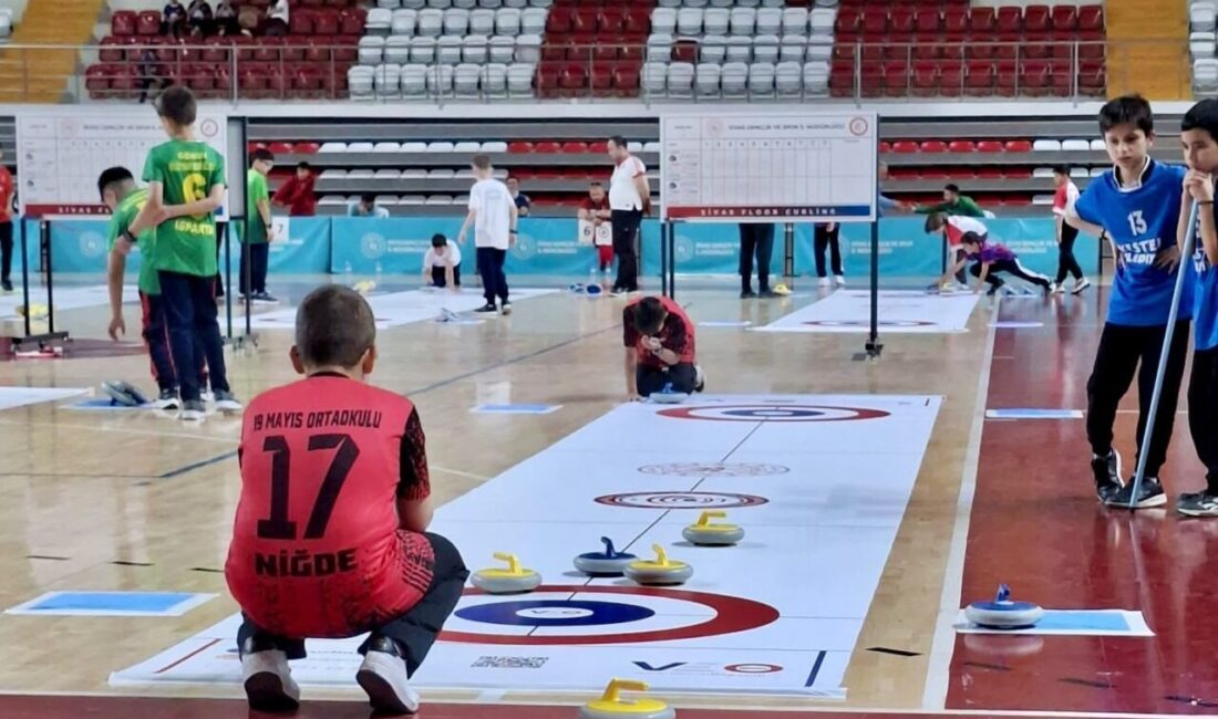 2025-2026 Okul Sporları Faaliyet Programı kapsamında Sivas’ta düzenlenen Floor Curling
