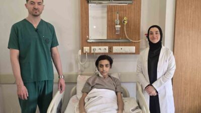Şanlıurfa’da bir hastanın kafasında bulunan 8 santimetrelik dev beyin tümörü