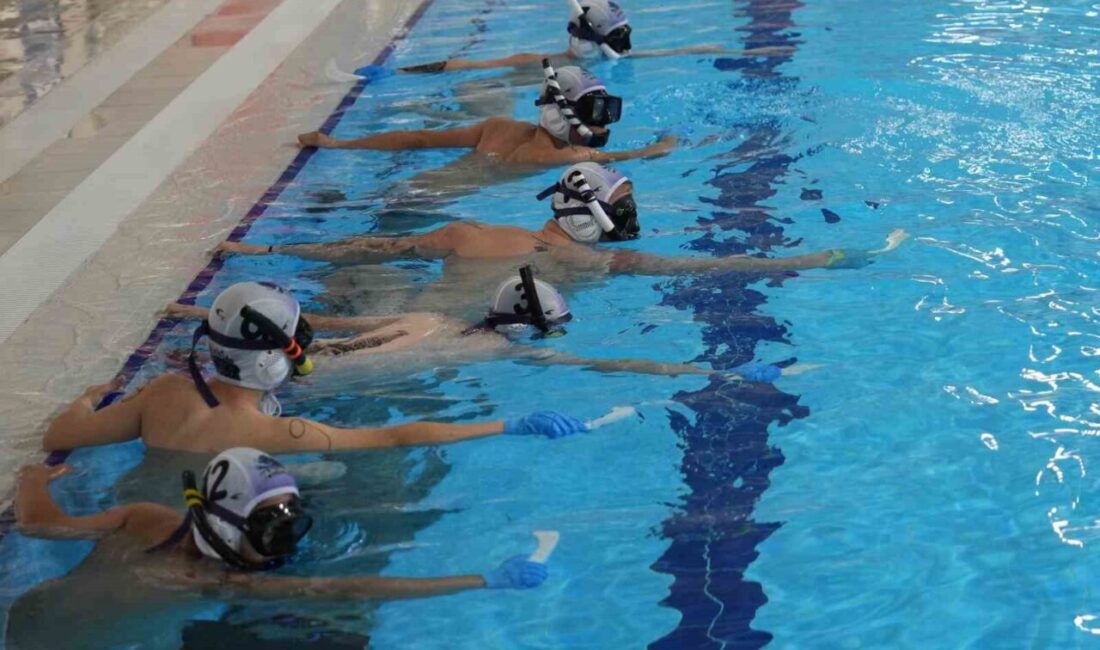 Türkiye Sualtı Sporları Federasyonu’nun (TSSF) Kocaeli’nin Gebze ilçesinde gerçekleştirdiği Sualtı