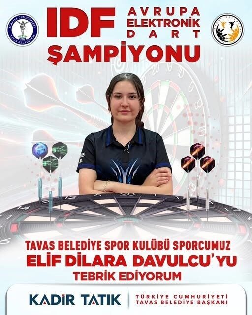 Tavas Belediye Spor Kulübü sporcusu Elif Dilara Davulcu, Slovakya’da düzenlenen