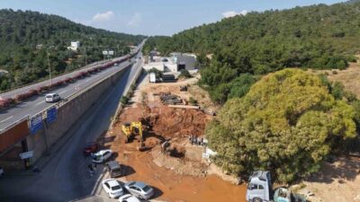 Muğla’nın Bodrum Yarımadasında sık ık patlayan su isale hattında Muğla