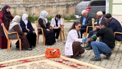 Hakkari’nin Yüksekova ilçesinde, İlçe Sağlık Müdürlüğü ekipleri tarafından köylerde hipertansiyon