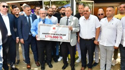 Yunusemre Belediyesi, ilçede faaliyet gösteren 20 amatör spor kulübüne toplam