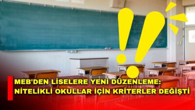 Resmi Gazete'de yayımlanan yeni yönetmelikle Milli Eğitim Bakanlığı, merkezi sınavla