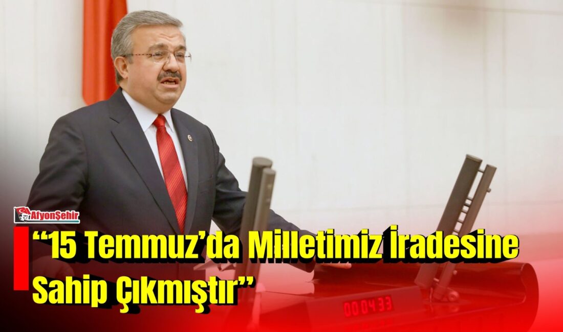 AK Parti Afyonkarahisar Milletvekili ve TBMM Başkanlık Divanı Üyesi Av.
