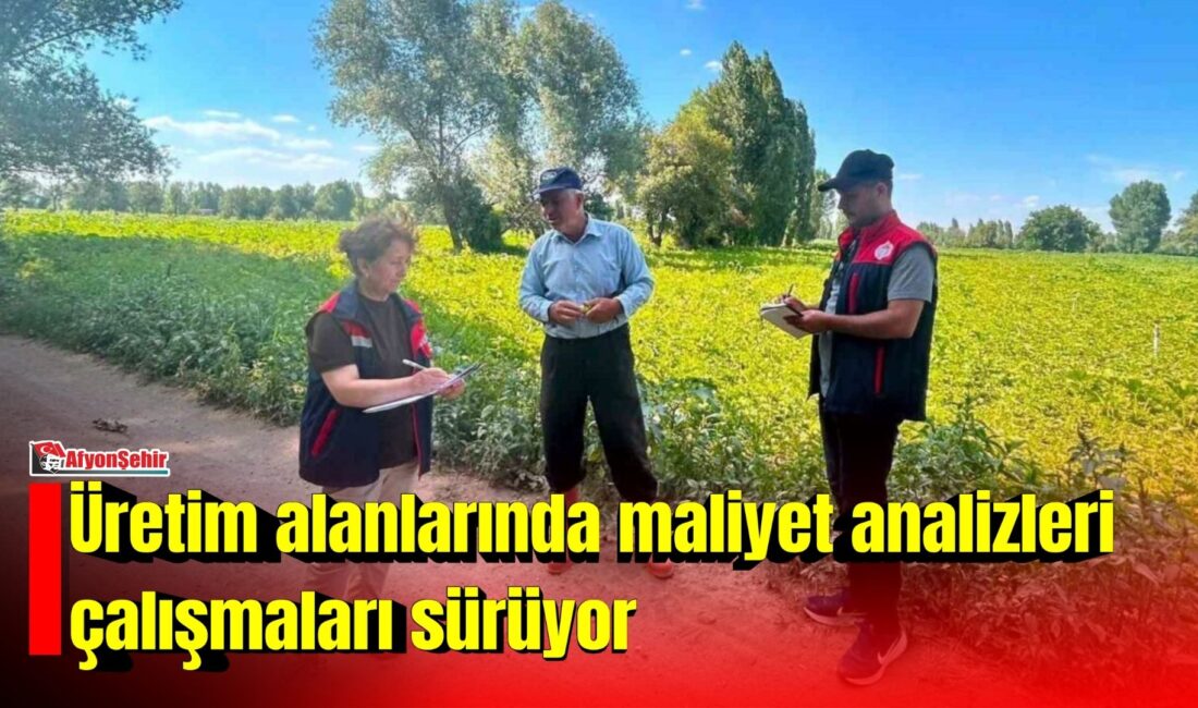 Afyonkarahisar İl Tarım ve Orman Müdürlüğü ekipleri, tarımsal üretim süreçlerinin