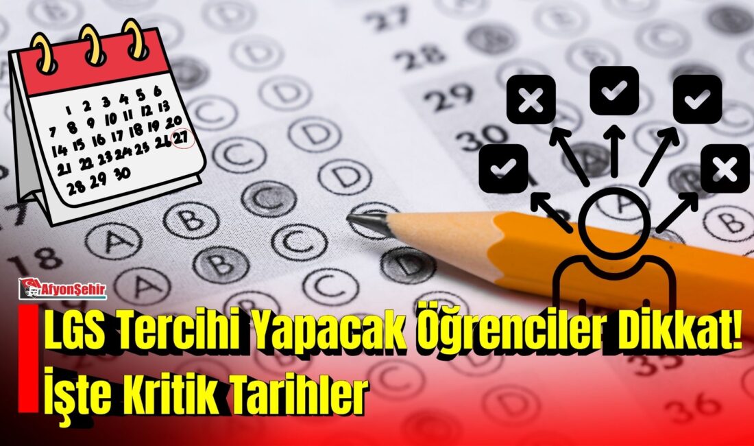 Liselere Geçiş Sistemi (LGS) kapsamında 13 Temmuz'da başlayan tercih dönemi