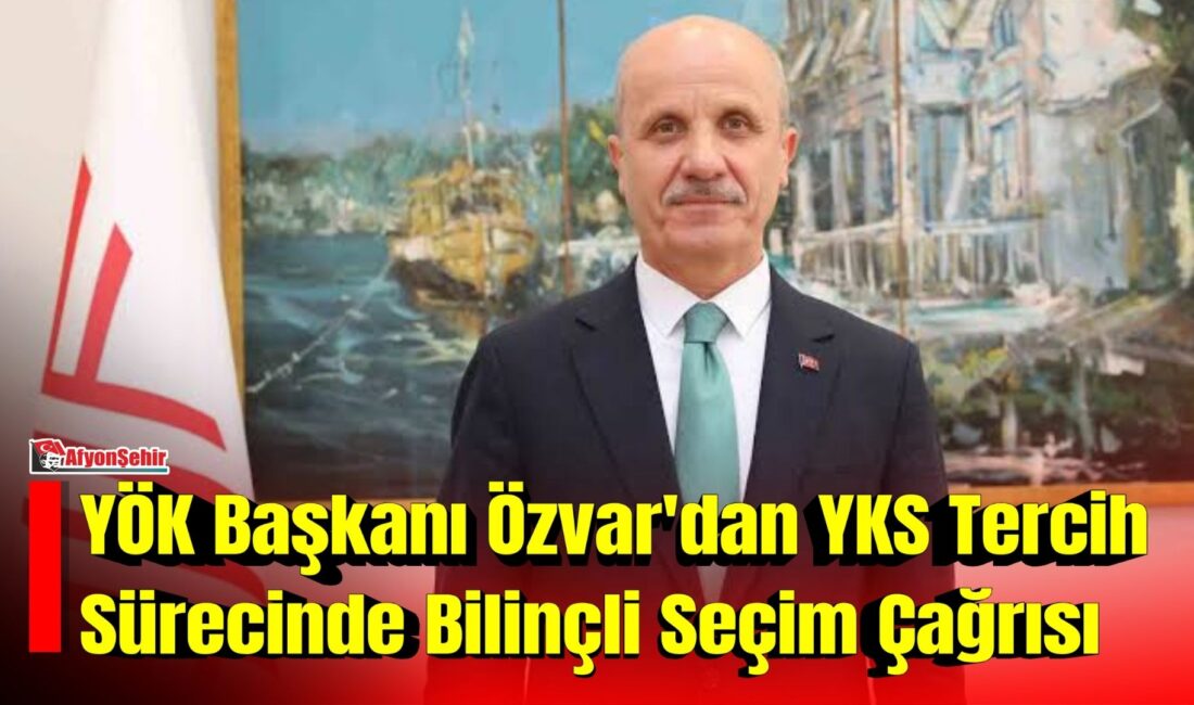 Yükseköğretim Kurulu (YÖK) Başkanı Erol Özvar, YKS sonuçlarının açıklanmasının ardından