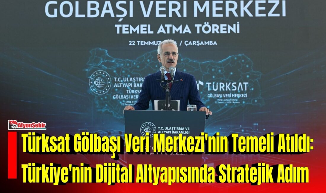 Türkiye'nin dijital altyapısını güçlendirmesi hedefiyle hayata geçirilen Türksat Gölbaşı Veri
