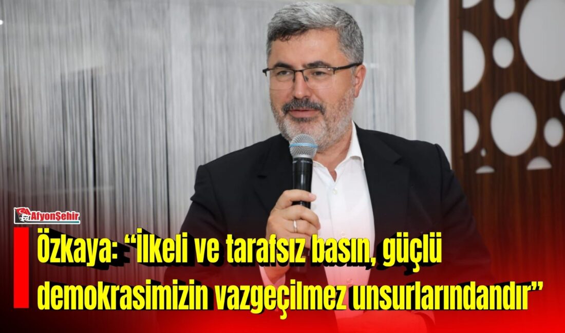 AK Parti Afyonkarahisar Milletvekili Ali Özkaya, 24 Temmuz Gazeteciler ve