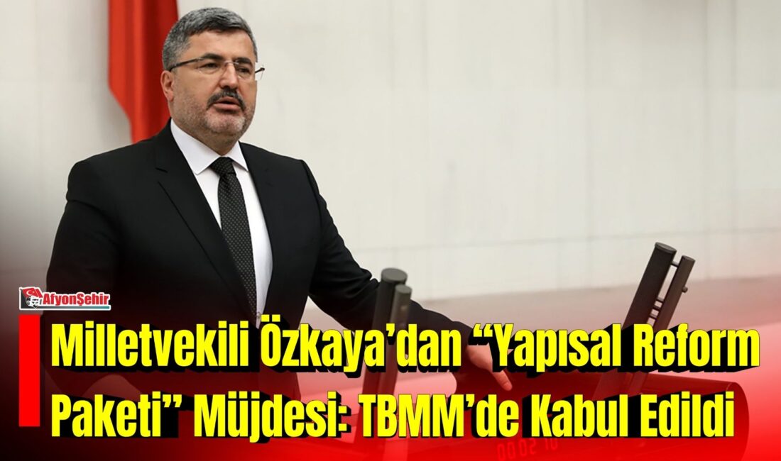 AK Parti Afyonkarahisar Milletvekili Av. Ali Özkaya, üretimi, istihdamı ve
