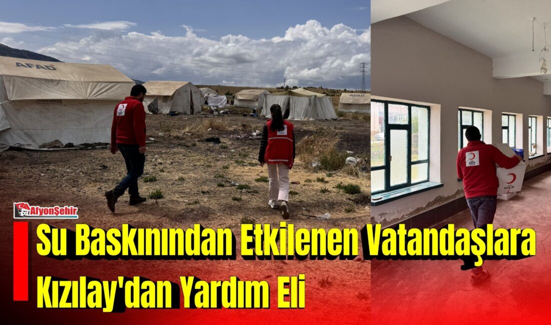 Sultandağı’nda Su Baskını Sonrası Kızılay’dan Destek Türk Kızılay Afyonkarahisar Şubesi, Sultandağı ilçesine bağlı Doğancık köyünde meydana