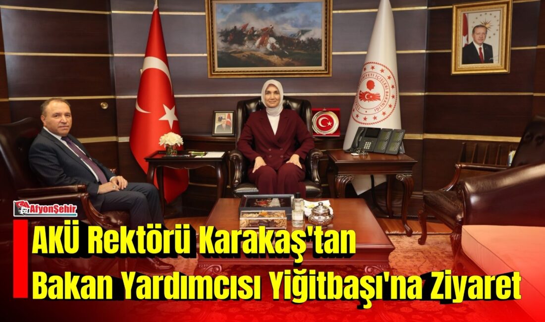 Afyon Kocatepe Üniversitesi (AKÜ) Rektörü Prof. Dr. Mehmet Karakaş, İçişleri
