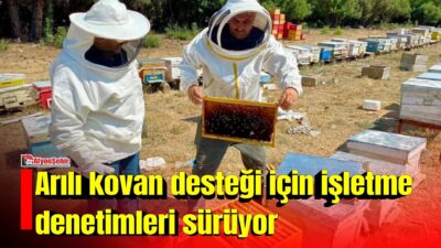 Arılı kovan desteği çerçevesinde yürütülen tespit ve güncelleme çalışmaları Afyon