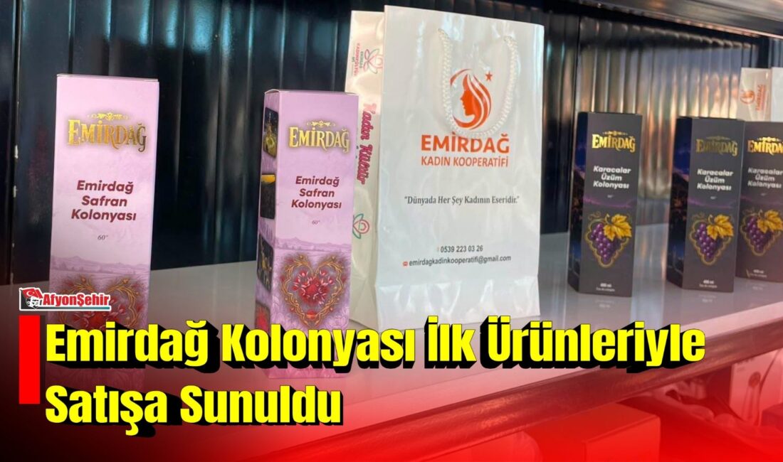 Emirdağ Belediyesi öncülüğünde kadın emeğiyle hazırlanan Emirdağ kolonyaları satışa çıktı.