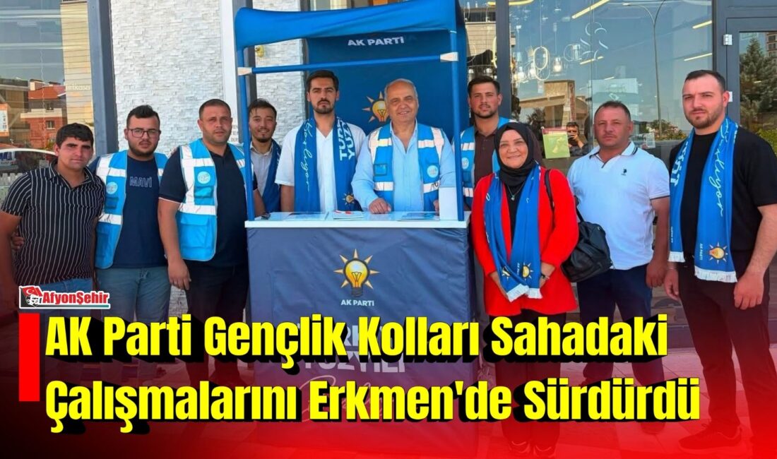 AK Parti Afyonkarahisar İl Gençlik Kolları Başkanlığı tarafından Erkmen beldesinde