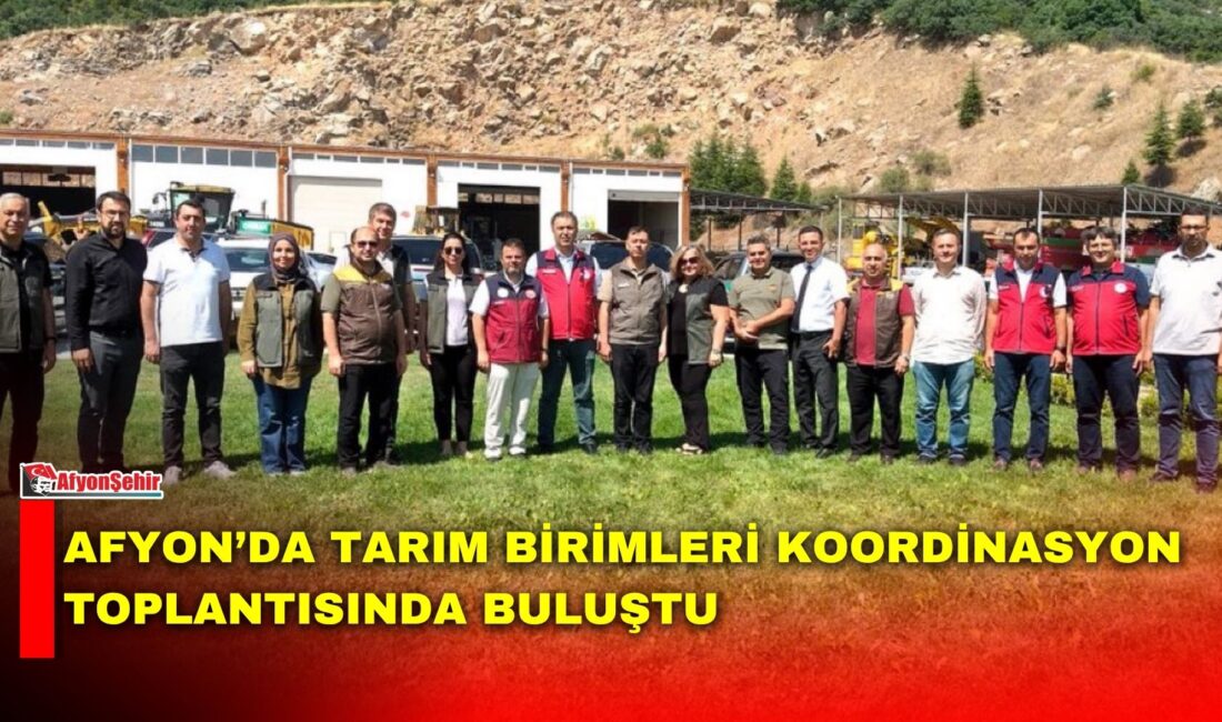 Afyonkarahisar İl Tarım ve Orman Müdürlüğü tarafından, Bakanlığa bağlı il