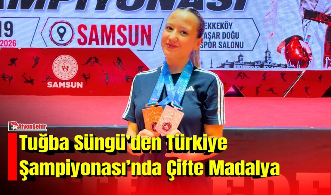 Afyonkarahisarlı Tuğba Süngü, Samsun'da düzenlenen Türkiye Ümit, Genç ve U21