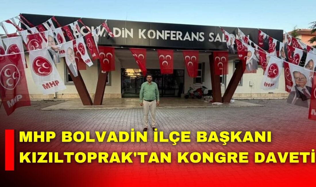 MHP Bolvadin İlçe Başkanı Kızıltoprak’tan Kongre Daveti Milliyetçi Hareket Partisi (MHP) Bolvadin İlçe Başkanı Mahmut Kızıltoprak, 11