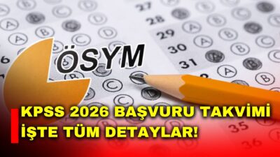 Kamu Personeli Seçme Sınavı'na (KPSS) katılmayı planlayan adayların merakla beklediği