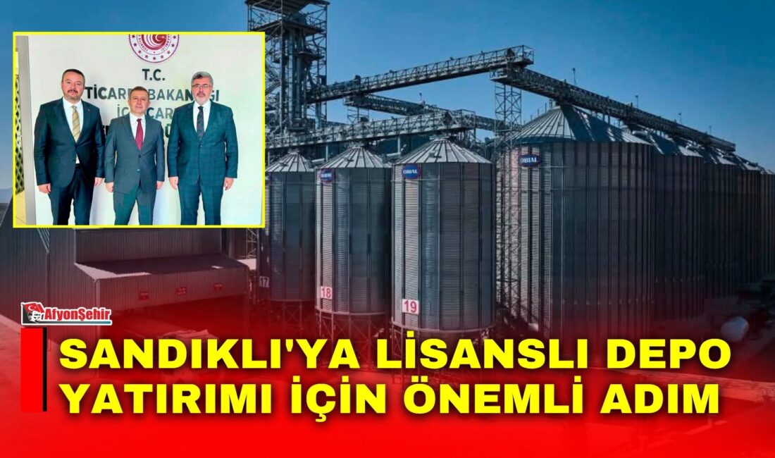 Sandıklı Belediye Başkanı Adnan Öztaş'ın girişimleriyle Lisanslı Çelik Silo ve