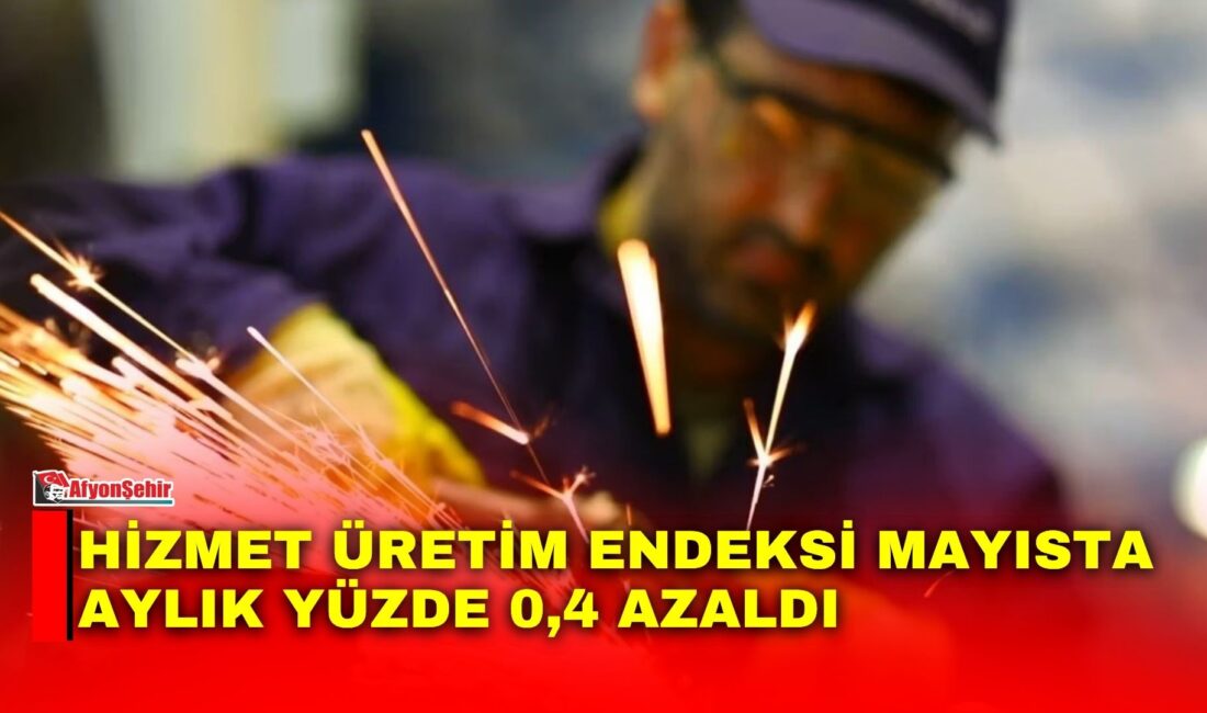 Hizmet üretim endeksi mayısta aylık yüzde 0,4 azaldı Türkiye İstatistik Kurumu (TÜİK), 2026 yılı Mayıs ayına ilişkin Hizmet