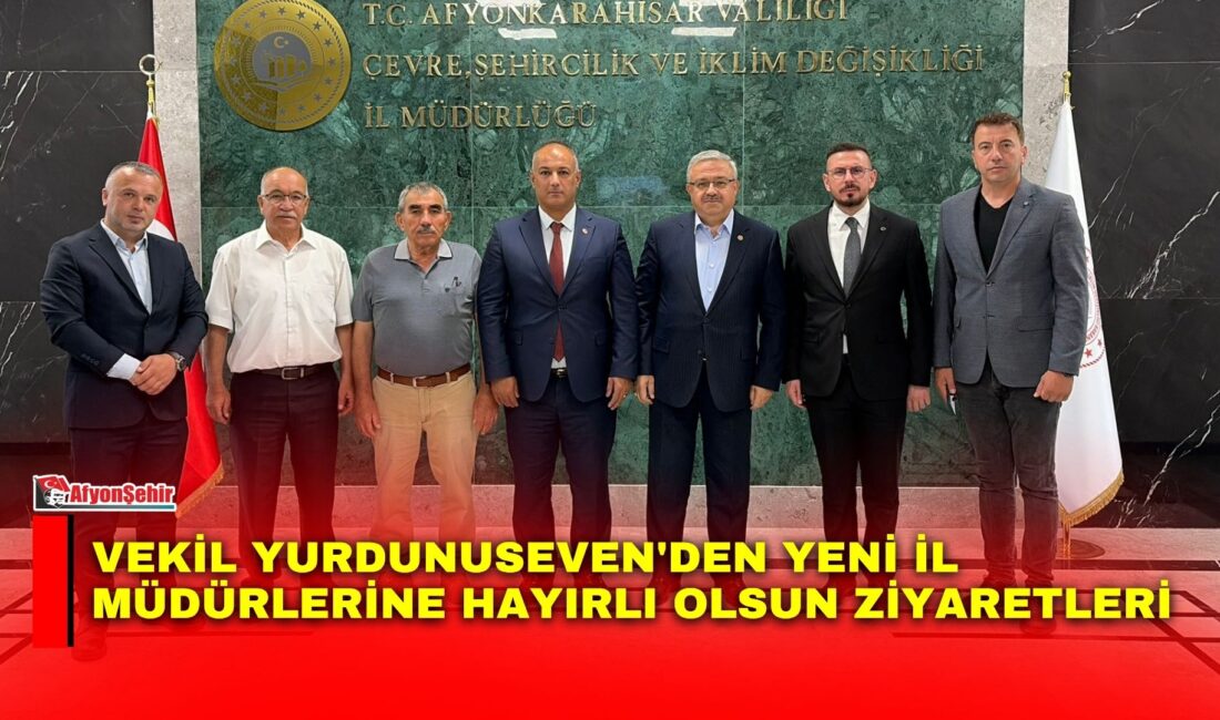 AK Parti Afyonkarahisar Milletvekili İbrahim Yurdunuseven, Afyonkarahisar'da çeşitli kamu kurumlarına