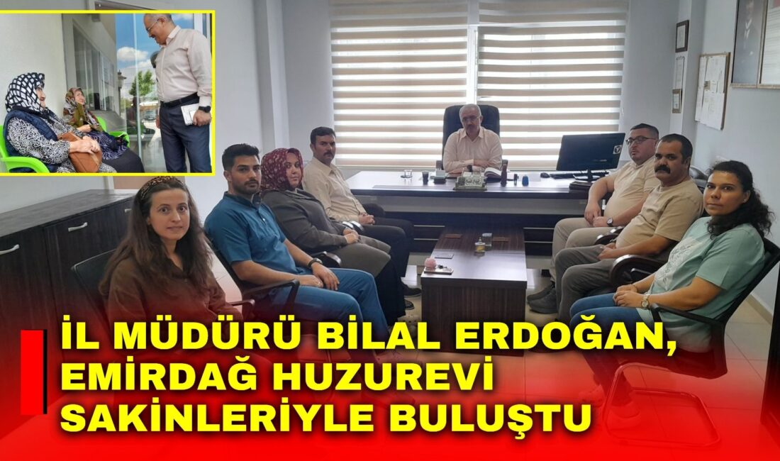 Afyonkarahisar Aile ve Sosyal Hizmetler İl Müdürü Bilal Erdoğan, Emirdağ